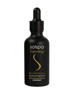 Coconut fragranced tanning drops for spray tan solutions