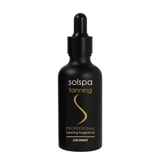 Coconut fragranced tanning drops for spray tan solutions